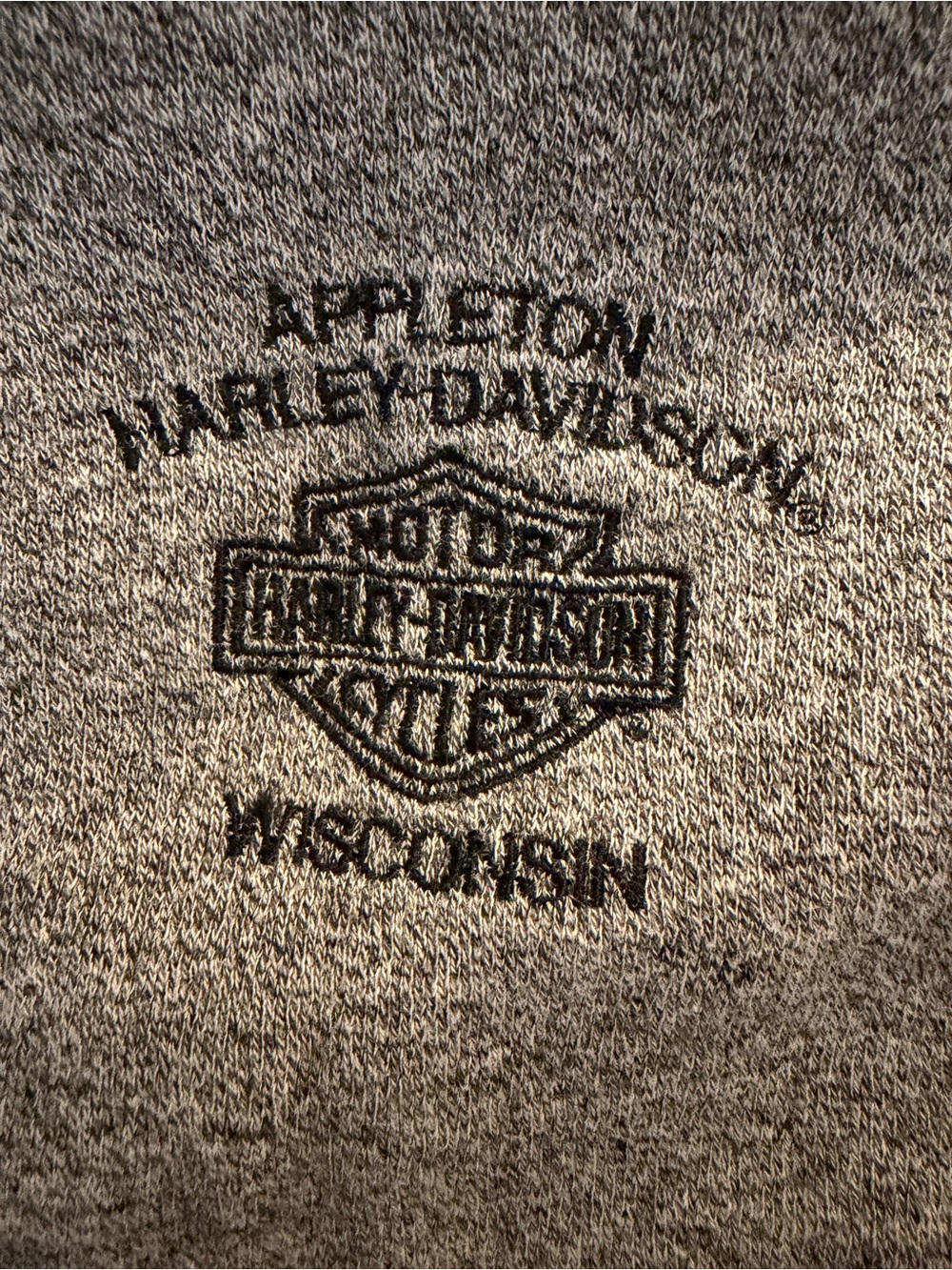 Harley-Davidson Wisconsin Gray Crewneck Long Sleeve Cuffed Sweatshirt XL - Picture 12 of 14